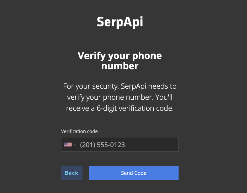 serp api validate account