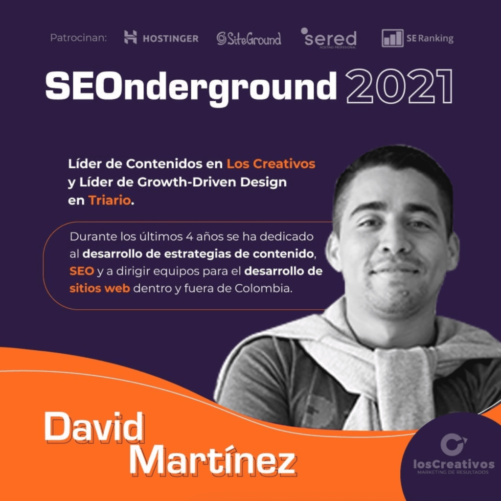 David Martinez SEOnderground 2021
